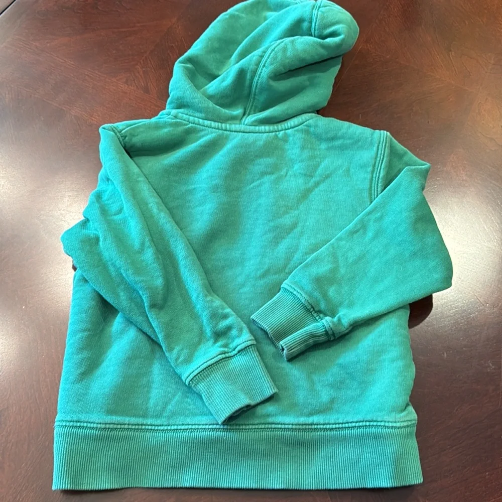 Hanna Andersson Girls Full Zip Sweatshirt with hoodie Sherpa lining Size 4